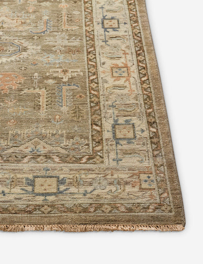 Tapis en laine noué à la main Percival