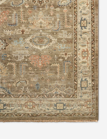 Tapis en laine noué à la main Percival