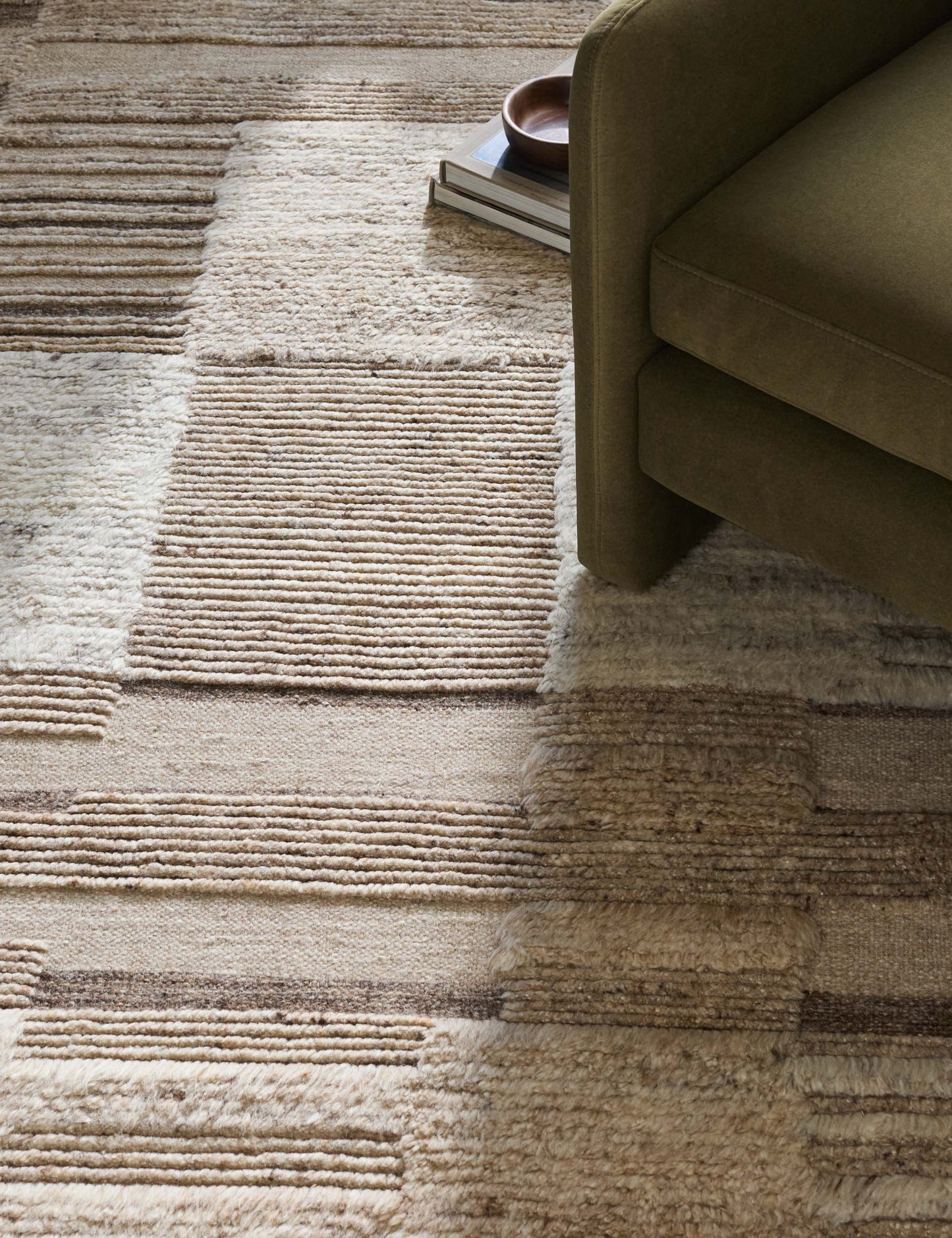Tapis en laine noué à la main Halsa