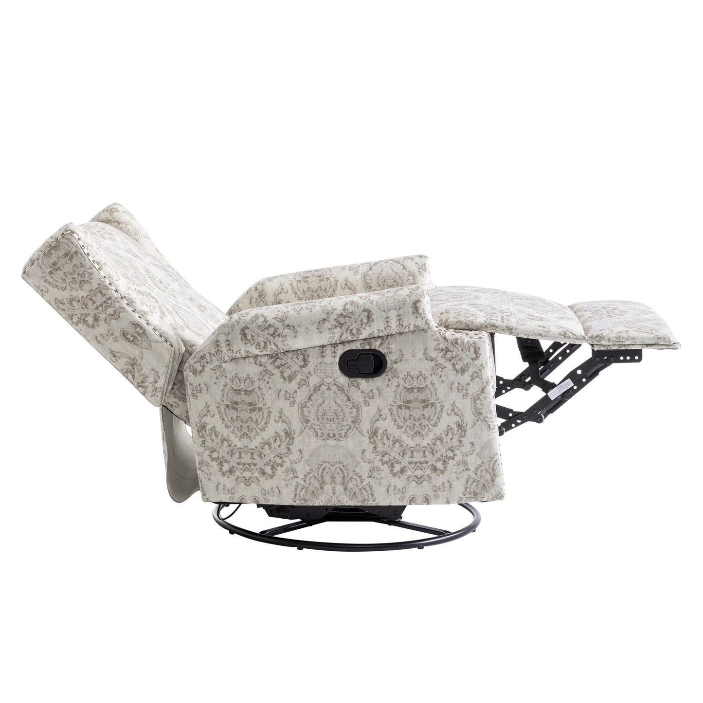 Ensemble de 2 fauteuils inclinables pivotants et coulissants de 29 po de largeur avec dossier à poussée manuelle