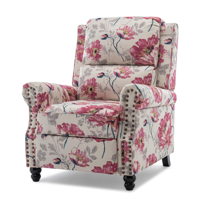 Fauteuils inclinables manuels avec garniture cloutée