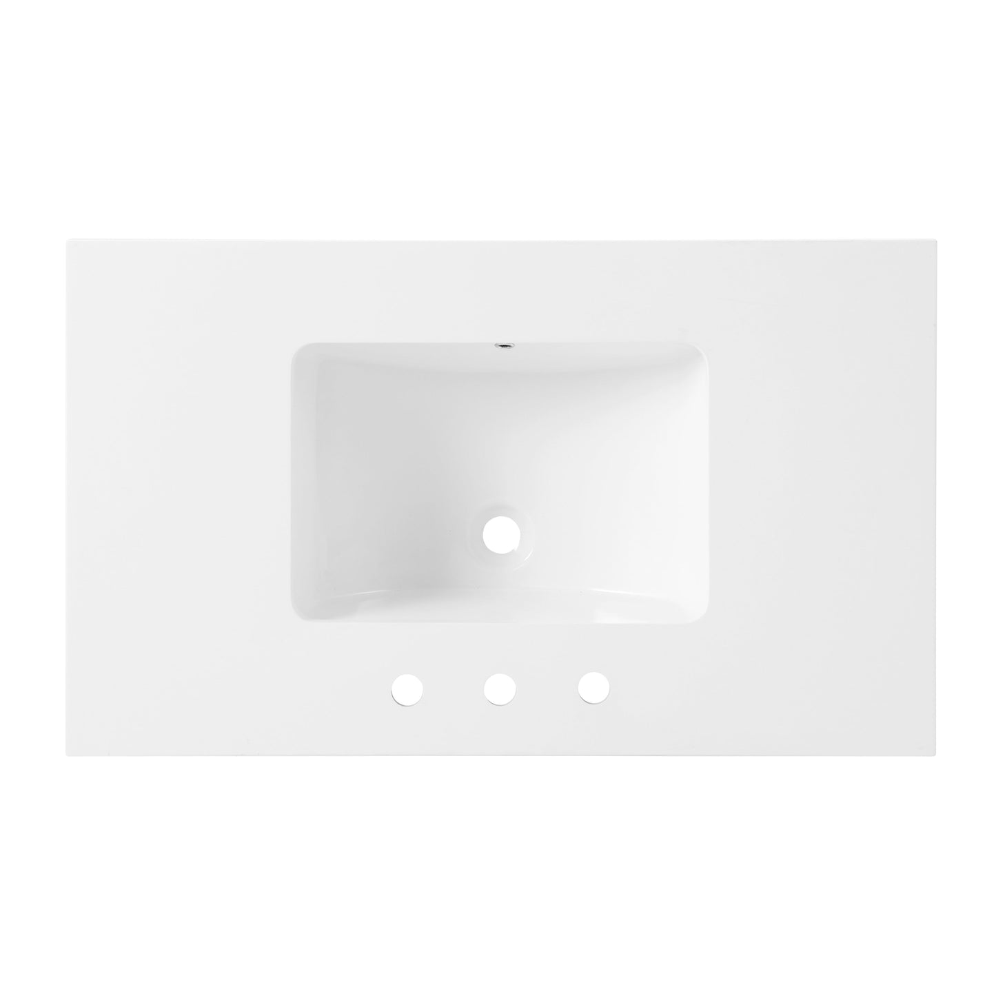 Meuble-lavabo simple de style ferme Monterey 37 avec dessus