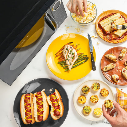 Four à micro-ondes de comptoir rétro nostalgique de 0,9 pied cube