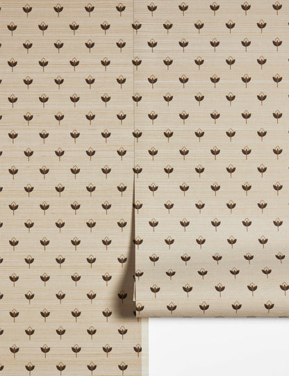 Papier peint en toile de jute Poiret