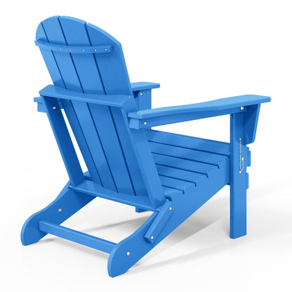 Chaises pliantes Adirondack Polytrends Laguna résistantes aux intempéries (lot de 2)