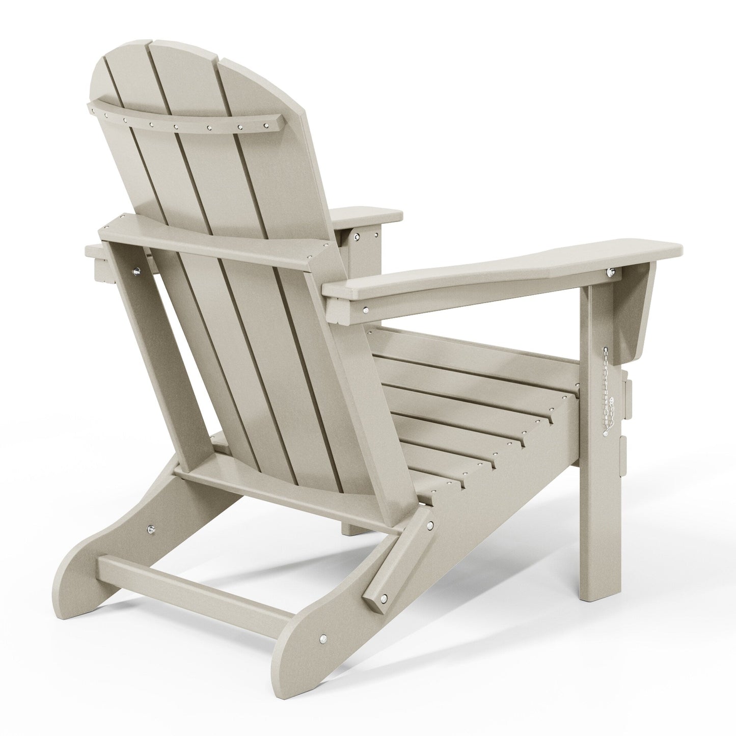 Chaises pliantes Adirondack Polytrends Laguna résistantes aux intempéries (lot de 2)