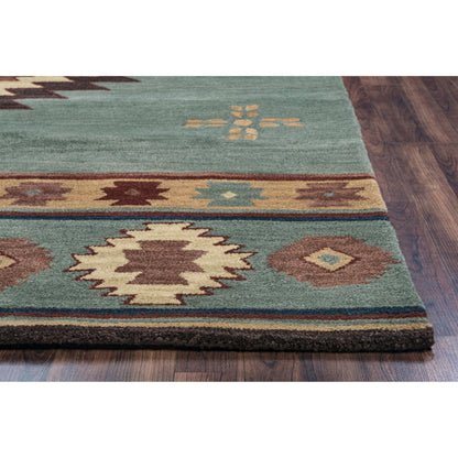Tapis en laine touffeté à la main Alora Decor Ryder Southwestern