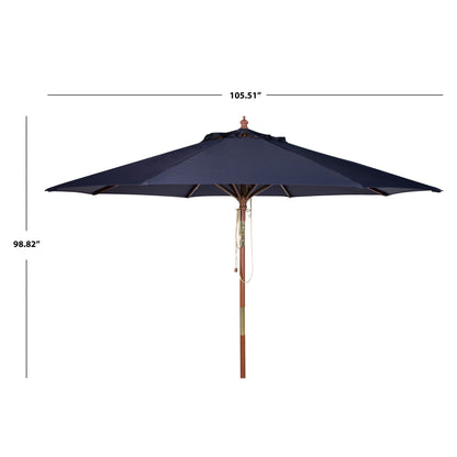 Parasol d'extérieur en bois SAFAVIEH Zlatana de 2,7 m