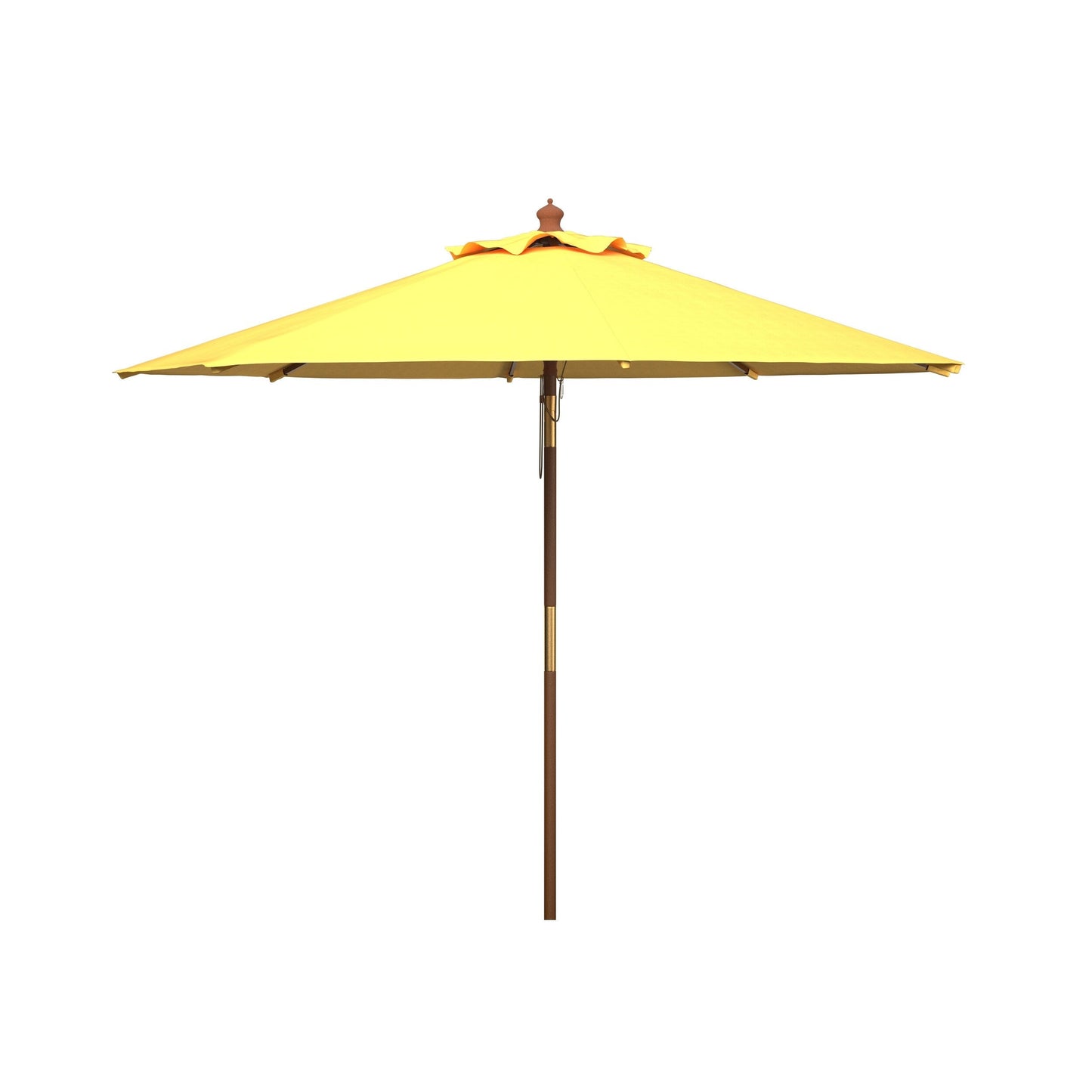 Parasol d'extérieur en bois SAFAVIEH Zlatana de 2,7 m