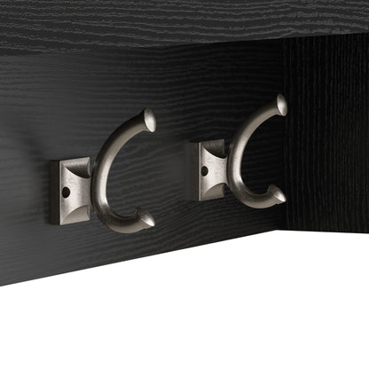 Porte-manteau mural Woodland 40 W avec étagère par Bush Furniture