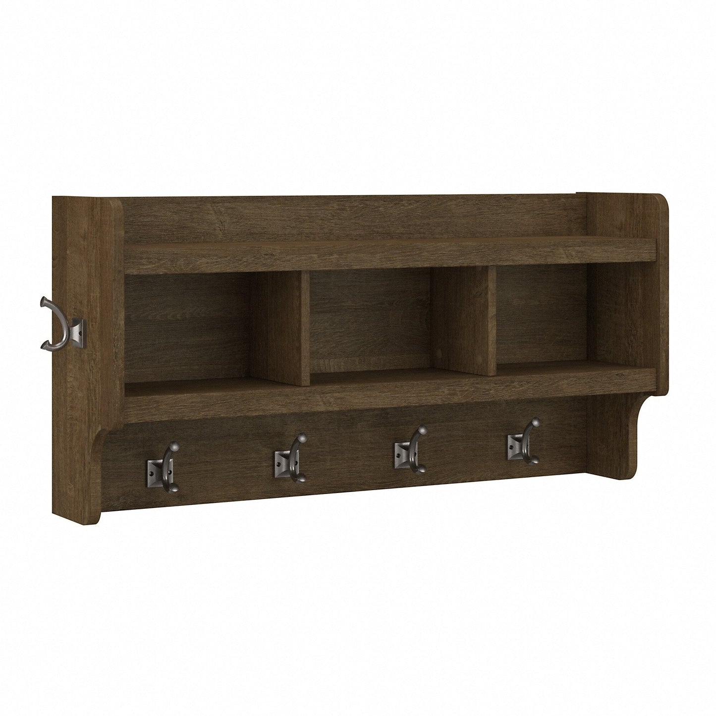Porte-manteau mural Woodland 40 W avec étagère par Bush Furniture