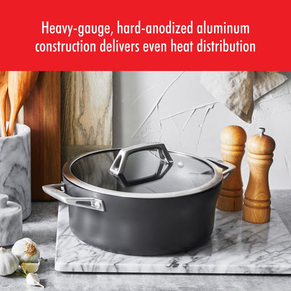 Cocotte antiadhésive en aluminium anodisé dur ZWILLING Motion